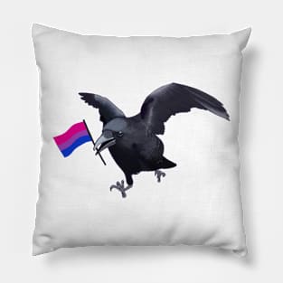 Bisexual Pride Crow Friend Pillow