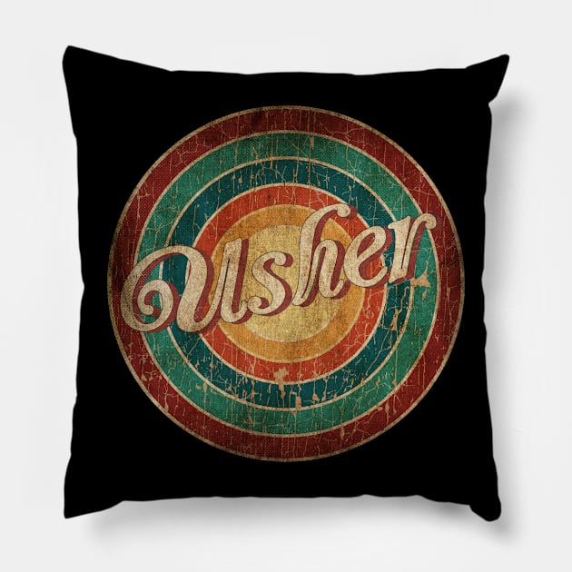 Circle Classic art - Usher Pillow by PREMAN PENSIUN PROJECT