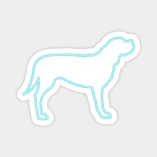 80s Retro Neon Sign American Bulldog Magnet