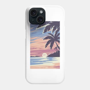 Sunset at the beach Phone Case