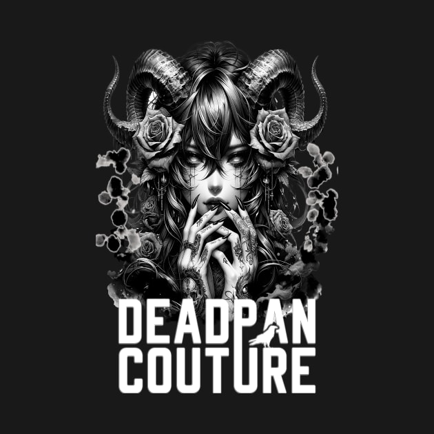 Dark Horned Beauty Deadpan Couture by Deadpan Couture