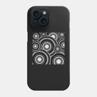 geometrical pop art circle pattern Phone Case