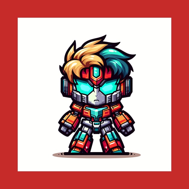 Chibi mecha robot boy by Mechanime World