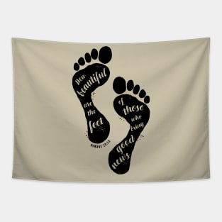 Beautiful Feet Romans Bible Memory Verse Acronym Tapestry