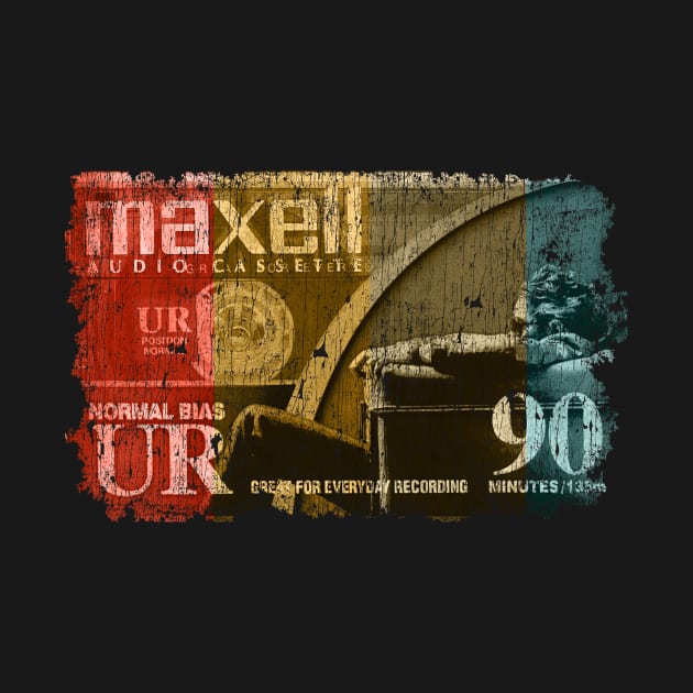 Maxell Cassette Vintage art by manganto80s