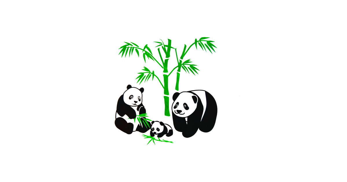 Panda bear family - Panda Family - T-Shirt | TeePublic