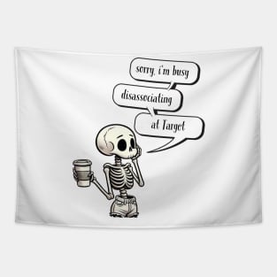 Target Mom Dissociating Skeleton Tapestry