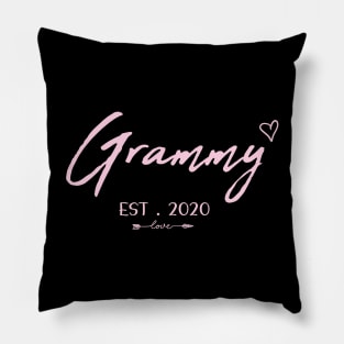 Grammy Est. 2020 Funny gift for  for Grammy, Grammy Gift, Grammy Established Shirt, Grandma Shirt, Christmas Gift , Pregnancy Announcement Grandparents Pillow