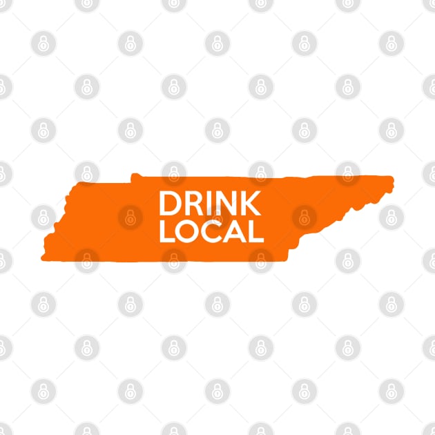 Tennessee Drink Local TN Orange by mindofstate