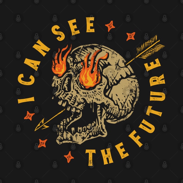 I can see the future skull by Mako Design 