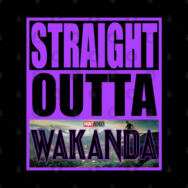 Straight Outta Wakanda Black Panther Namor Marvel MCU by ArtIzMuzikForTheEyez