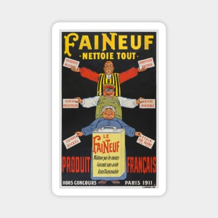 Faineuf France Vintage Poster 1911 Magnet