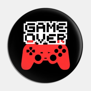 Game Over Pin