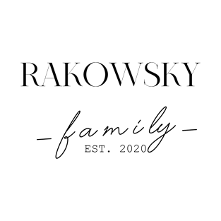 Rakowsky Family EST. 2020, Surname, Rakowsky T-Shirt