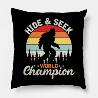 Bigfoot Hide And Seek World Champion Pillow