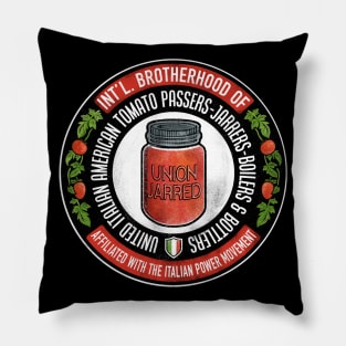 International Tomato Jarrers Union Pillow