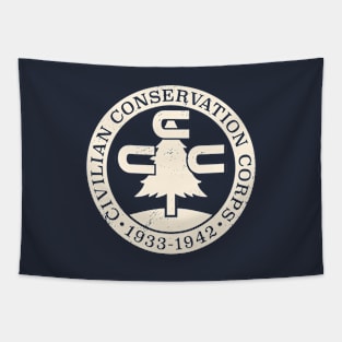 Civilian Conservation Corps - Circle Tree Badge Tapestry