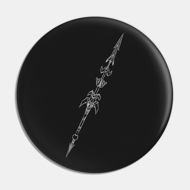 Jarvan IV Spear (White) Pin by DeLyss-Iouz