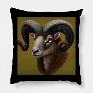 Dorset Horn Ram Pillow