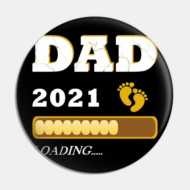 Dad 2021 loading Vater Baby Pin by JG0815Designs