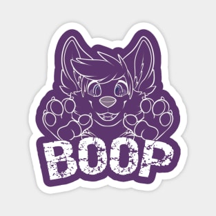 BOOP Fursuit puppy dog , Cute Furry Fursona quote Magnet