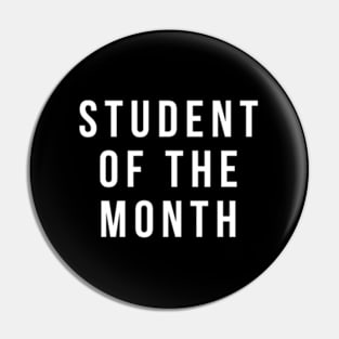 Student Of The Month Pin