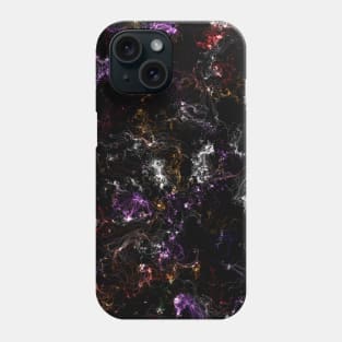 Neon Flames Abstract Phone Case