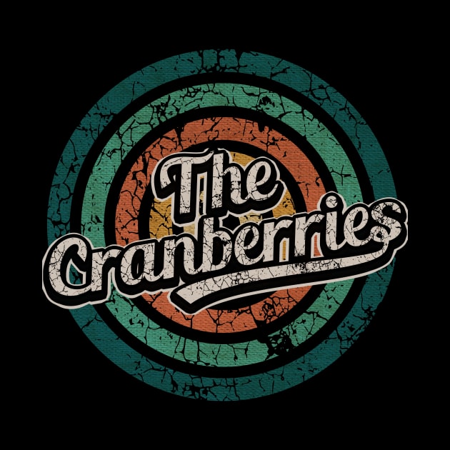 The Cranberries // Retro Circle Crack Vintage by People Mask