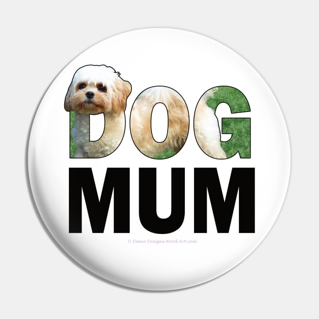 DOG MUM - Cavachon oil painting word art Pin by DawnDesignsWordArt