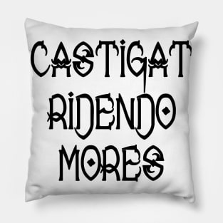 Laughing corrects morals Pillow