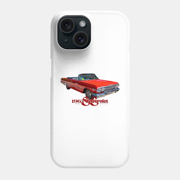 1963 Chevrolet Impala SS Convertible Phone Case by Gestalt Imagery