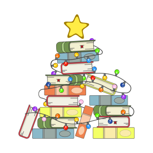 Bookish Christmas Tree I T-Shirt