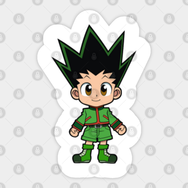 Gon And Killua Gon And Killua Sticker Teepublic Hisoka morow, joker, killua zoldyck, illumi zoldyck, alluka zoldyck, gon, hxh, hunter x hunter, anime, manga, 8bit, gamer, hunterxhunter, kurapika, leorio, hisoka, chrollo lucifer, phantom troupe, gon freecss. teepublic