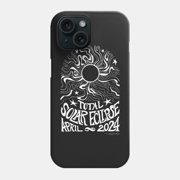 Total solar eclipse Phone Case by maggiehenryart