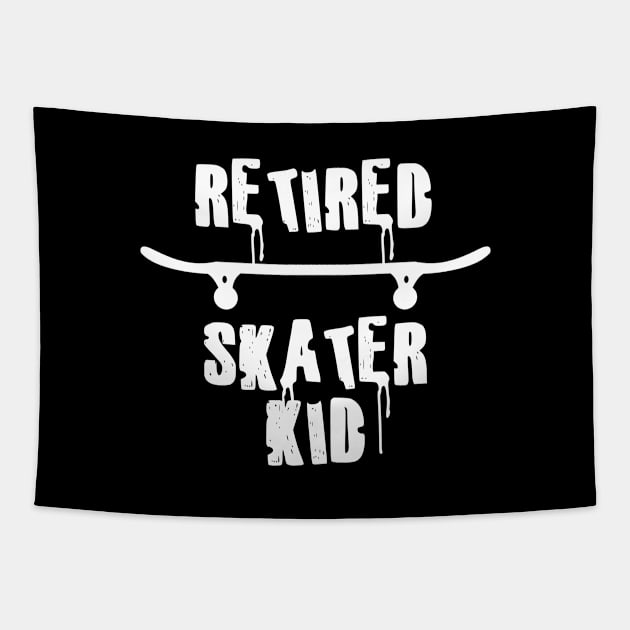 Retired Skater Kid Tapestry by NotoriousMedia