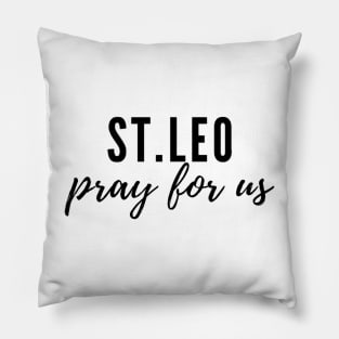 St. Leo pray for us Pillow