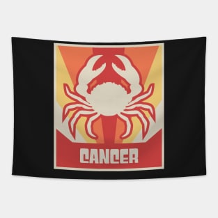 Cancer – Vintage Astrology Zodiac Sign Tapestry