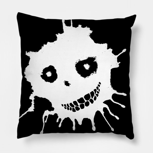 milk stain Pillow by El-Ektros