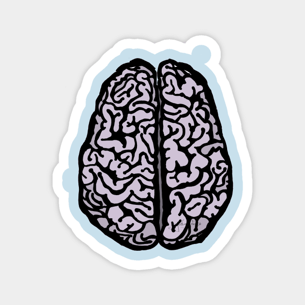 Brain (transparent) Magnet by JSnipe