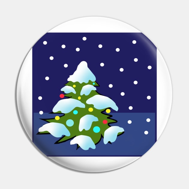 Christmas tree Pin by Elena Akopian