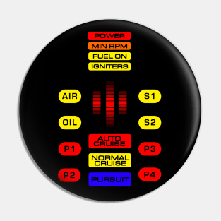 KITT Dashboard HUD Pin