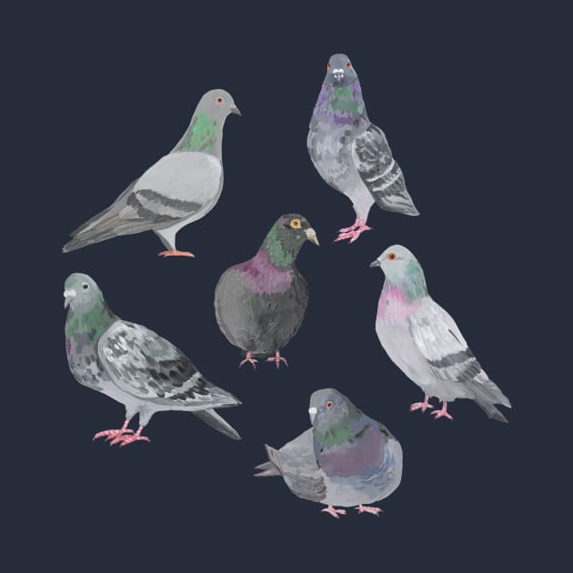 Pigeon Party by Das Brooklyn