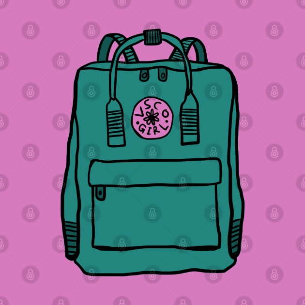 VSCO GIRL backpack by A Comic Wizard