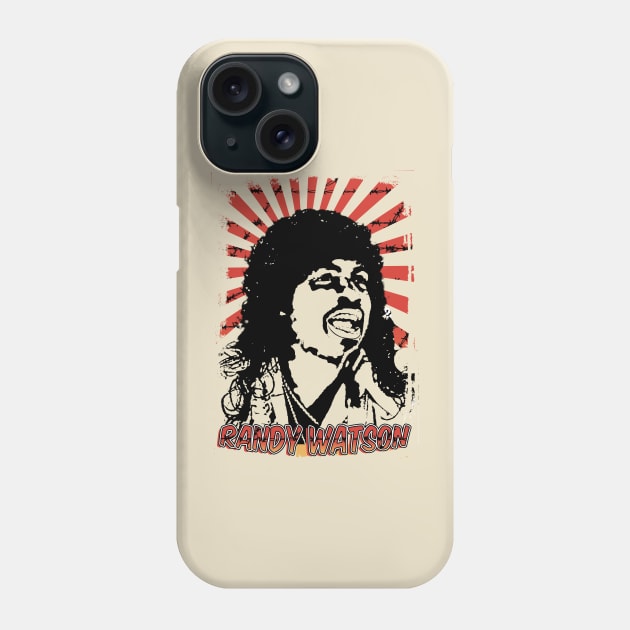 Randy Watson 80s Retro Vintage Aesthetic Phone Case by Ihkwan Art