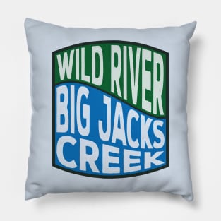 Big Jacks Creek Wild River wave Pillow