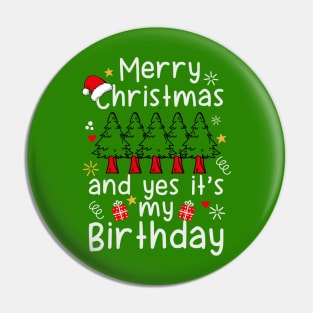 Merry Christmas Pin