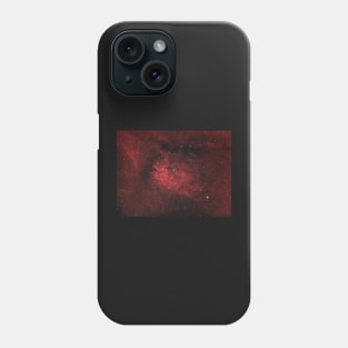 Emission nebula Sh2-86 and star open cluster NGC 6823 in the constellation Vulpecula Phone Case