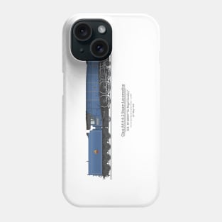 Sir Nigel Gresley Post War Speed Record 112 MPH (Color) Phone Case