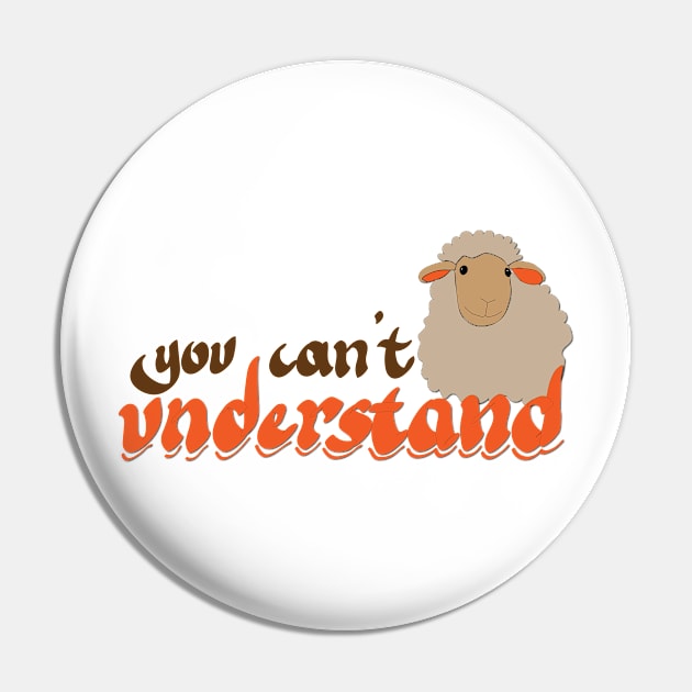 you can't understand Pin by calligraphysto