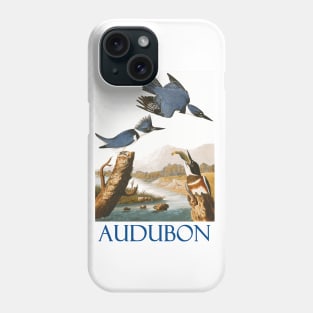 Belted Kingfisher by John James Audubon Phone Case